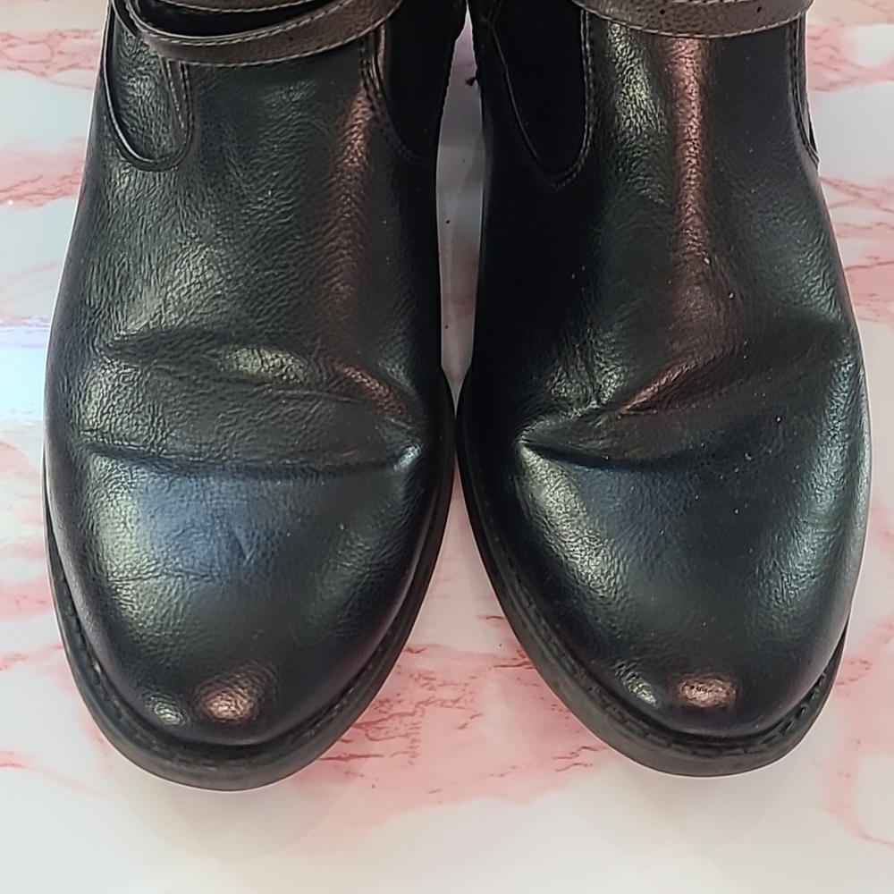 GUC White Mountain Black Ankle Boots Sz 8.5M - Picture 3 of 11